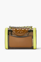 FLEMING CLEAR SMALL CONVERTIBLE SHOULDER BAG