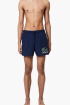 Croc Print Swim Trunks