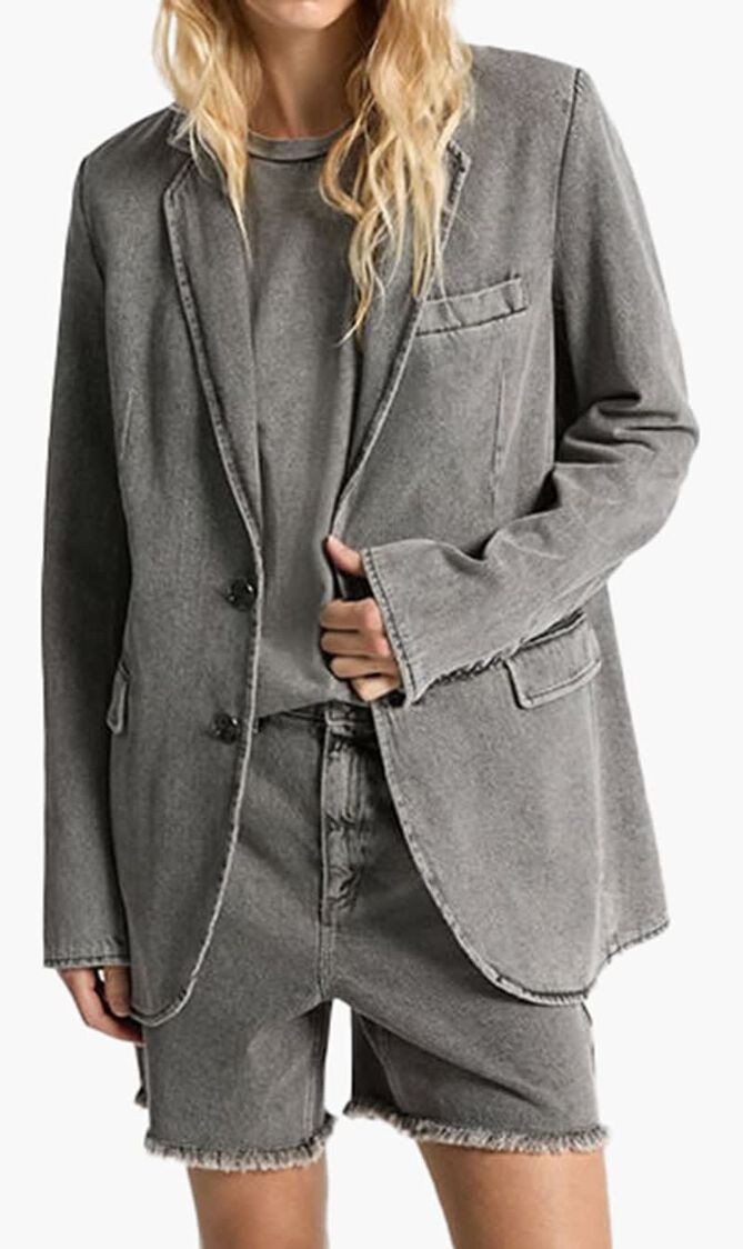 Boyfriend Denim Blazer