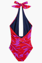 SOL ONE PIECE-HALTER NECK BACKLESS ONE PIECE WITH INTERLACED FRONT SOL ONE PIECE-HALTER NECK BACKLESS ONE PIECE WITH INTERLACED FRONT