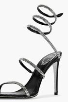 FLORIANE - BLACK SATIN-LACECRYSTAL STRASS FLORIANE - BLACK SATIN-LACECRYSTAL STRASS