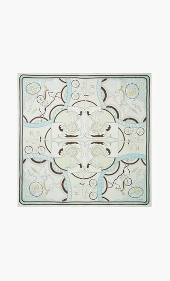 Double Sided Silk Square Scarf