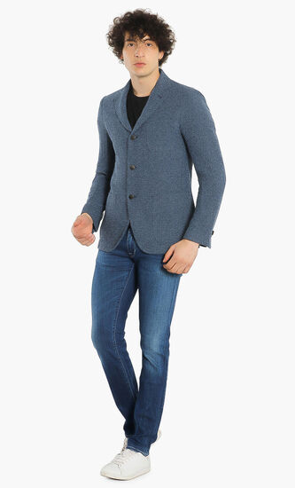 Textured Button Suit