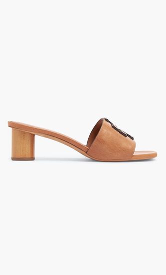 Double Stack Logo Mule Sandal