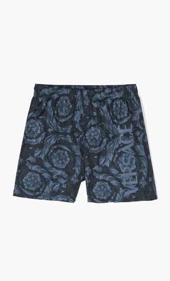 SWIM SHORTS NYLON GIADA ALL OVER BAROQUE SS92+ VERSACE WRITING
