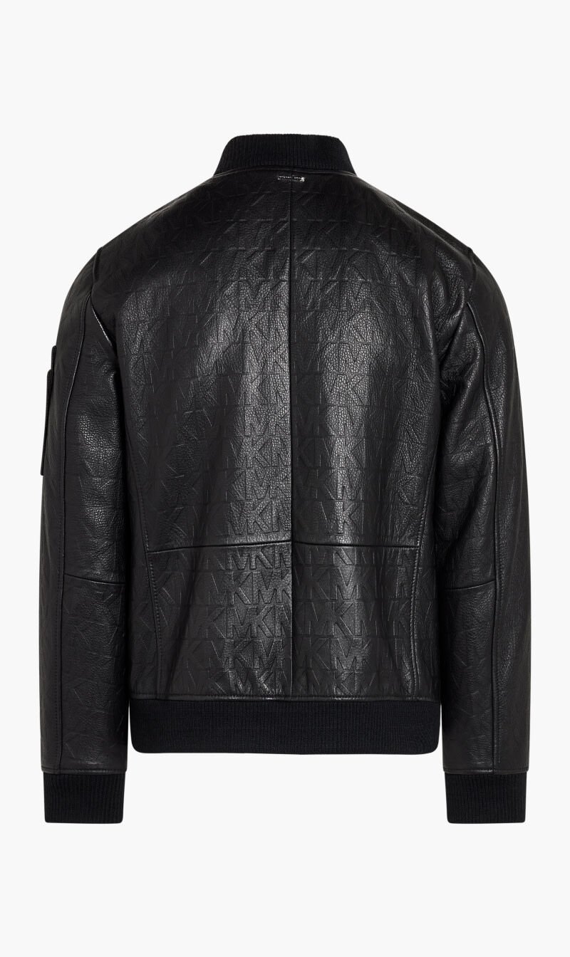 Hugo boss josiah leather jacket shop
