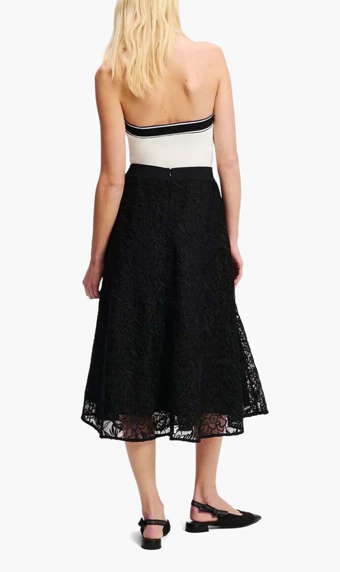 ORCHID EMBROIDERY SKIRT