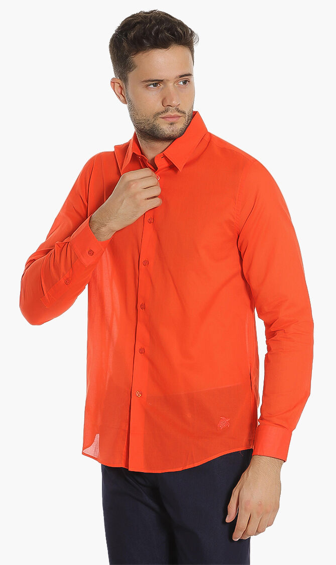 Caracal Long-Sleeved Cotton Shirt