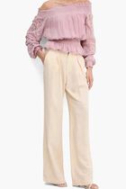 SHAYE WIDE LEG TROUS