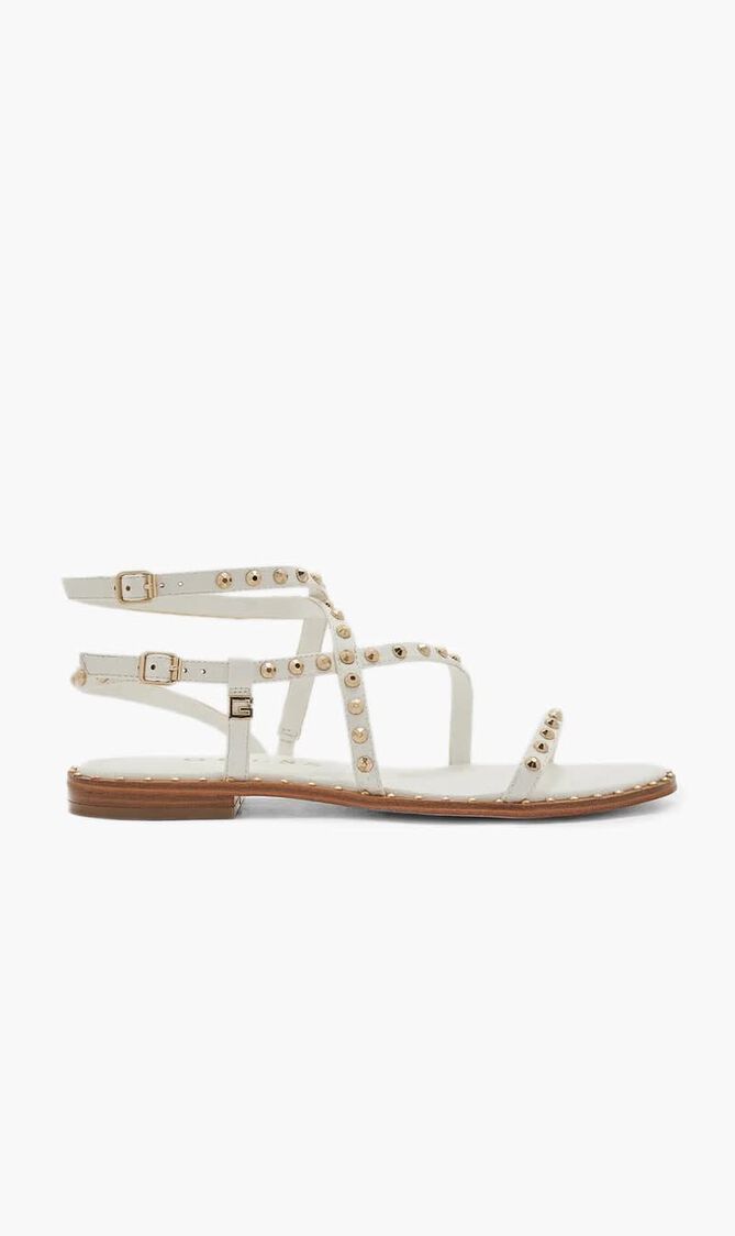 YAMARA FLAT SANDALS TUMBLED PU DX-50345