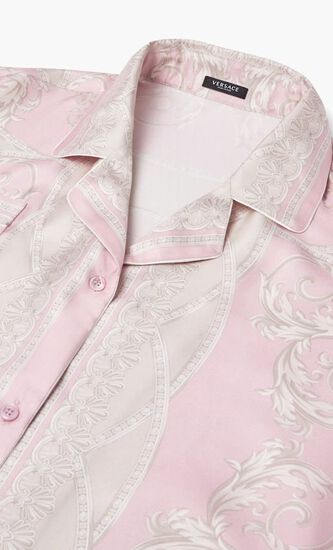 INFORMAL SHIRT COUPE DES DIEUX BAROCCO FOULARD ON RESPONSIBLE SILK TWILL
