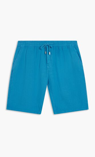 Solid Linen Bermuda