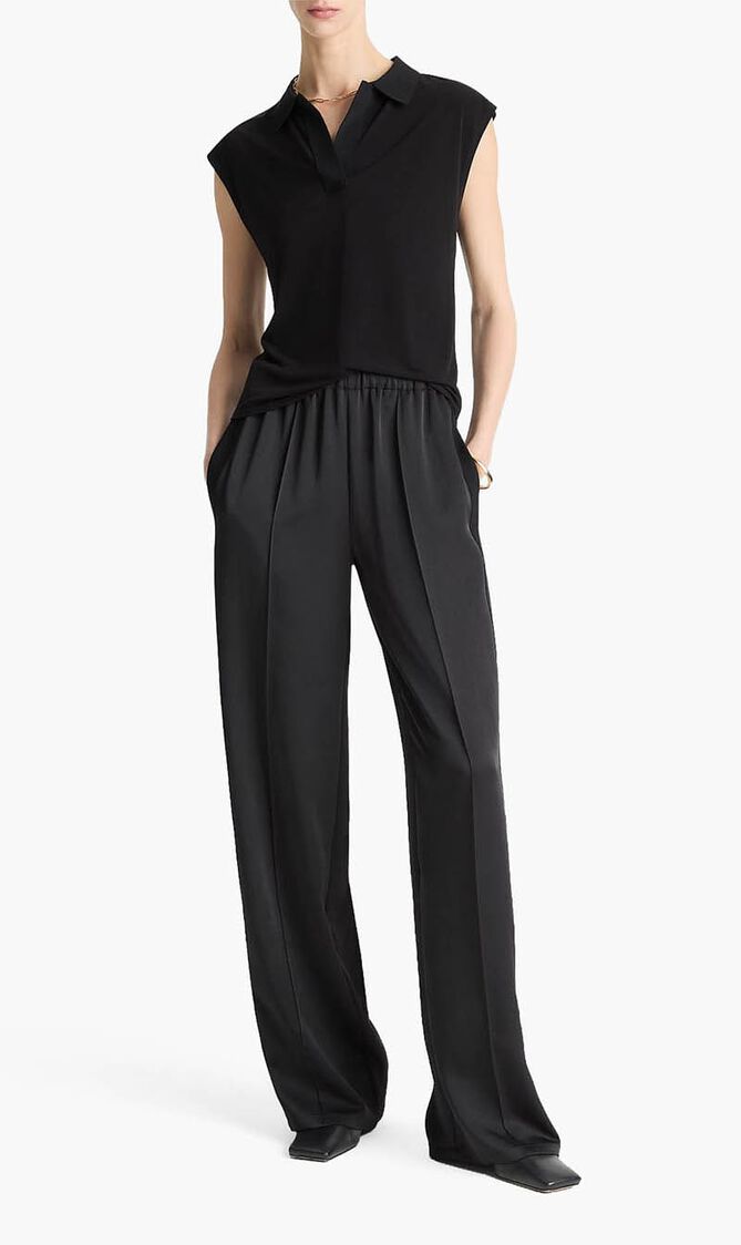 MID RISE SIDE STRAP PULL ON PANT