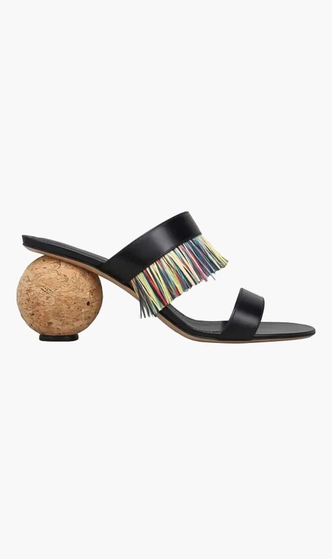 Spherical Cork Heels