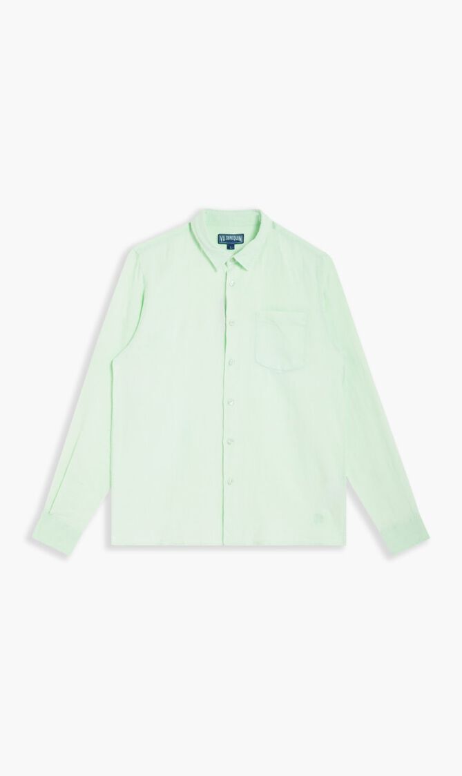 CAROUBIS HS23 CHEMISE VERT D'EAU