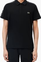 Contrast Stripe Pique Polo Shirt