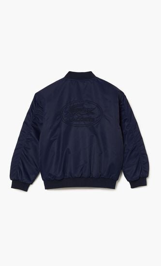 Kids' Lacoste Nylon Colour-block Teddy Jacket
