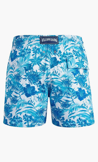 Tahiti Flowers Stretch Swim Shorts