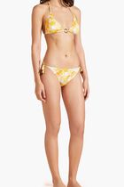 Tahiti Flowers Side Tie Bikini Bottom