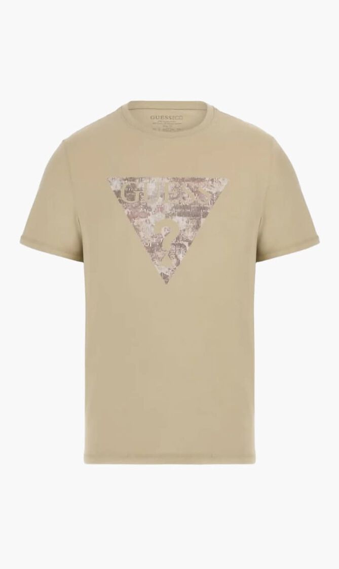 Ss Cn Triangle Gel Print Tee