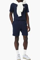 Printed Cotton Fleece Shorts
