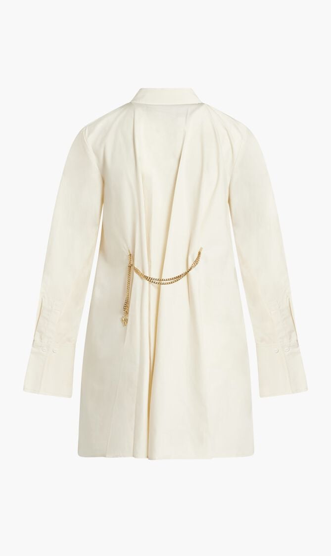 Embellished Poplin Tunic Shirt Embellished Poplin Tunic Shirt