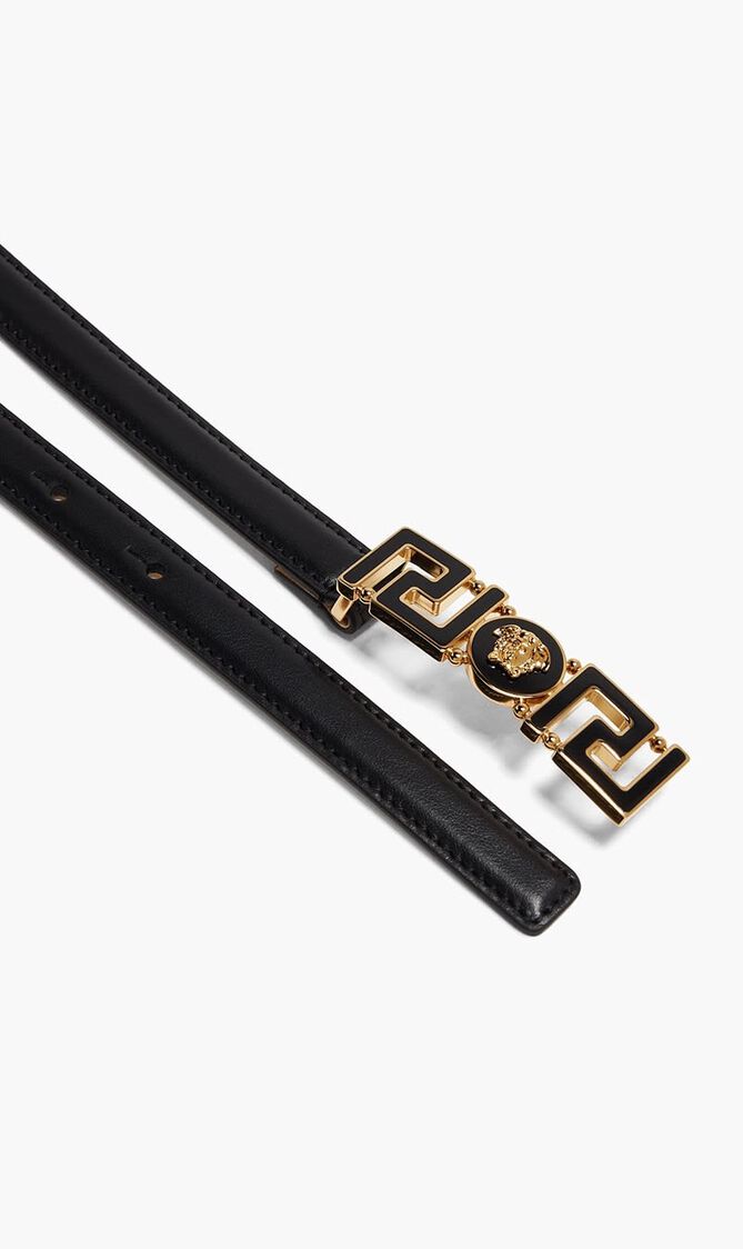 BELT 15 GRECA GODDESS ENAMEL VITELLO