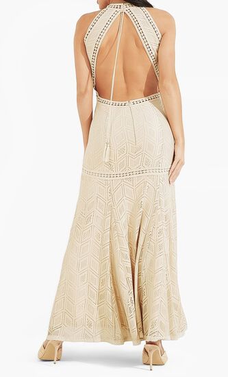 Sunset Geo Lace Dress