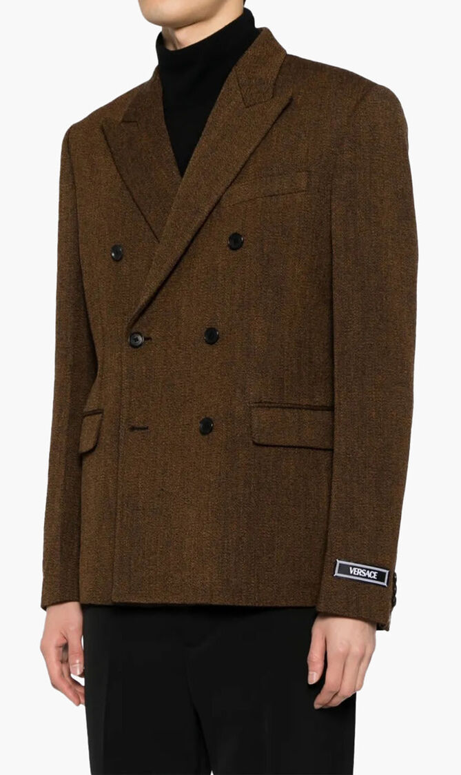 Double Breasted Wool Blazer