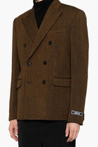 Double Breasted Wool Blazer