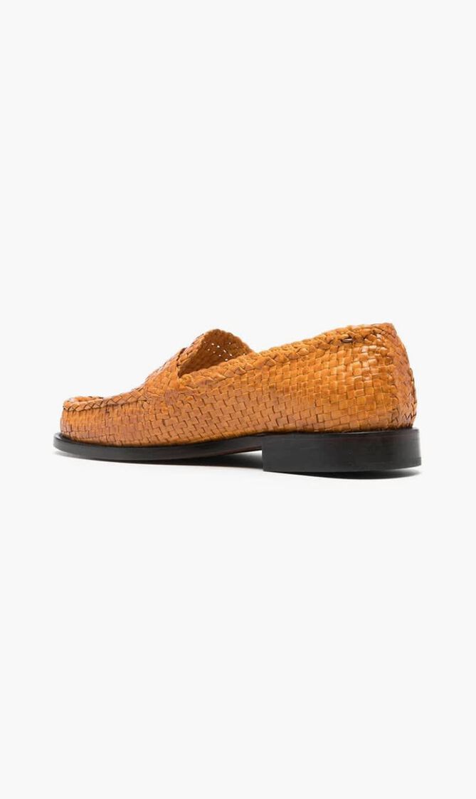 Interwoven Leather Loafers