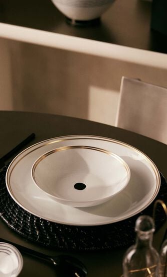 Aboro Soup Plate Round Black 19cm