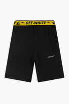 INDUSTRIAL LOGO BAND SWTSHORT BLACK YELL