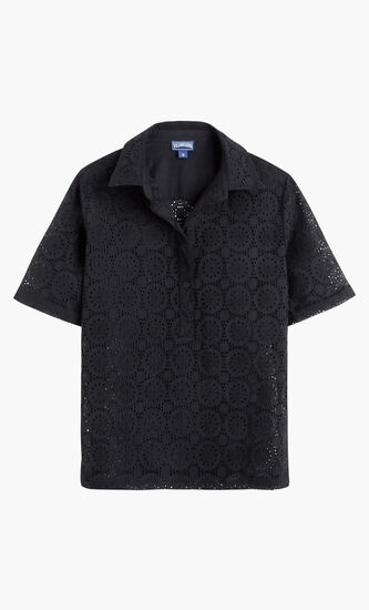 Broderies Anglaises Polo T Shirt