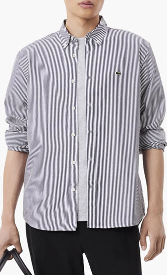 Regular Fit Striped Cotton Shirt