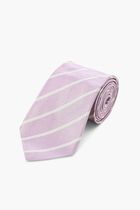 Wide Stripe Silk Tie