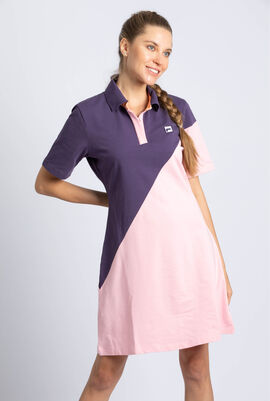 Floriana Colour Block Shirt Dress