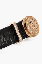 Medusa Biggie Leather Belt