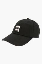 Karl Lagerfeld K/Ikonik 20 Logo Patch Baseball Cap