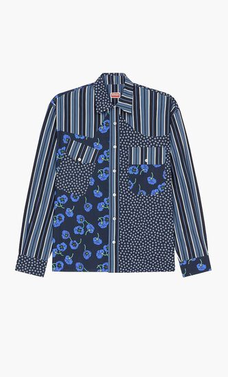 Printed Colorblock Shirt