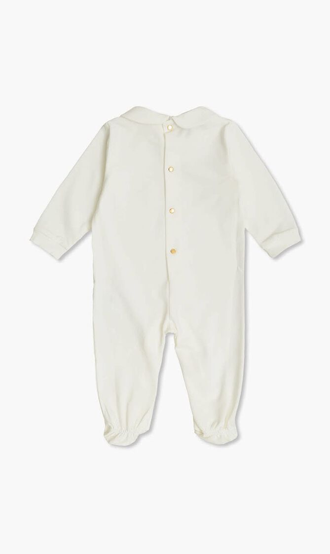 Bodysuit With Feet Jersey + Medusa Print