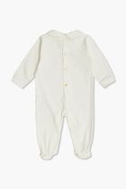 Bodysuit With Feet Jersey + Medusa Print