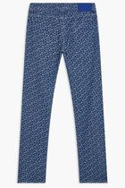 Cotton Jeans Five Pockets Denim Micro Turtles Corrosion