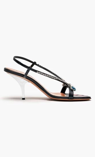 Leather Jewel Sandals