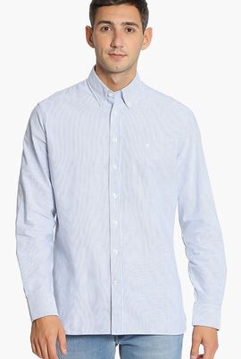 Classic Oxford Stripe Slim Fit Shirt
