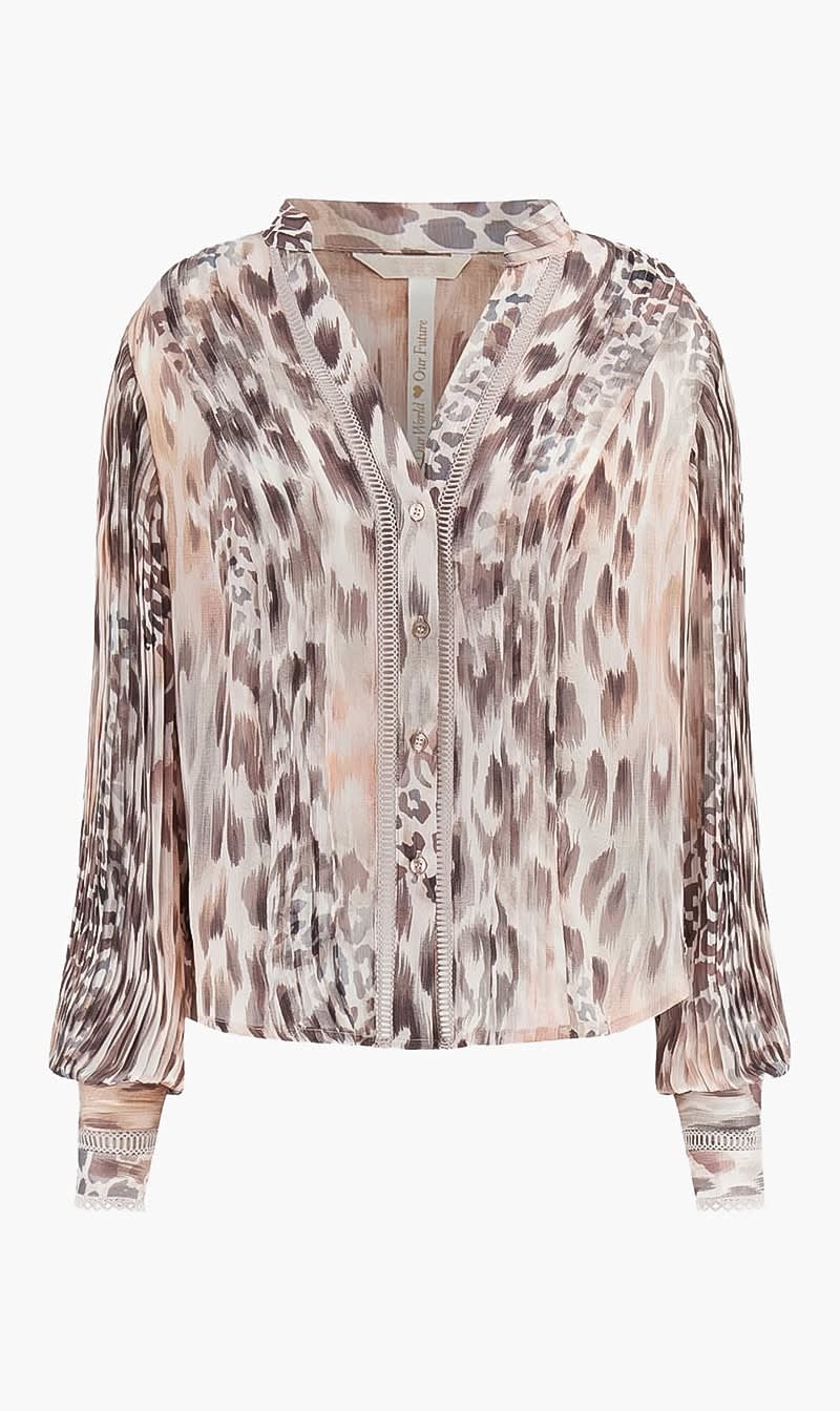 Guess Multi-color Eco Josette Chiffon Shirt for Women