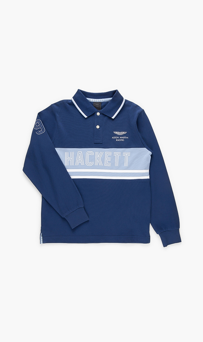 

Hackett London Aston Martin Racing Colorblock Polo Shirt