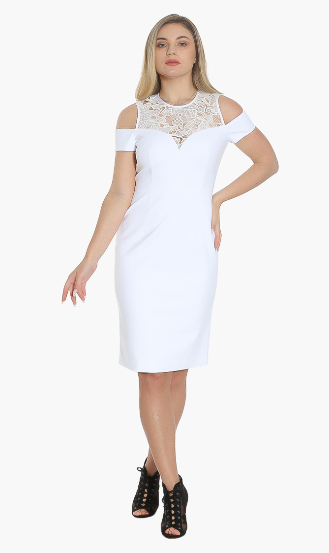 

Paule Ka Cut-out Cotton Dress