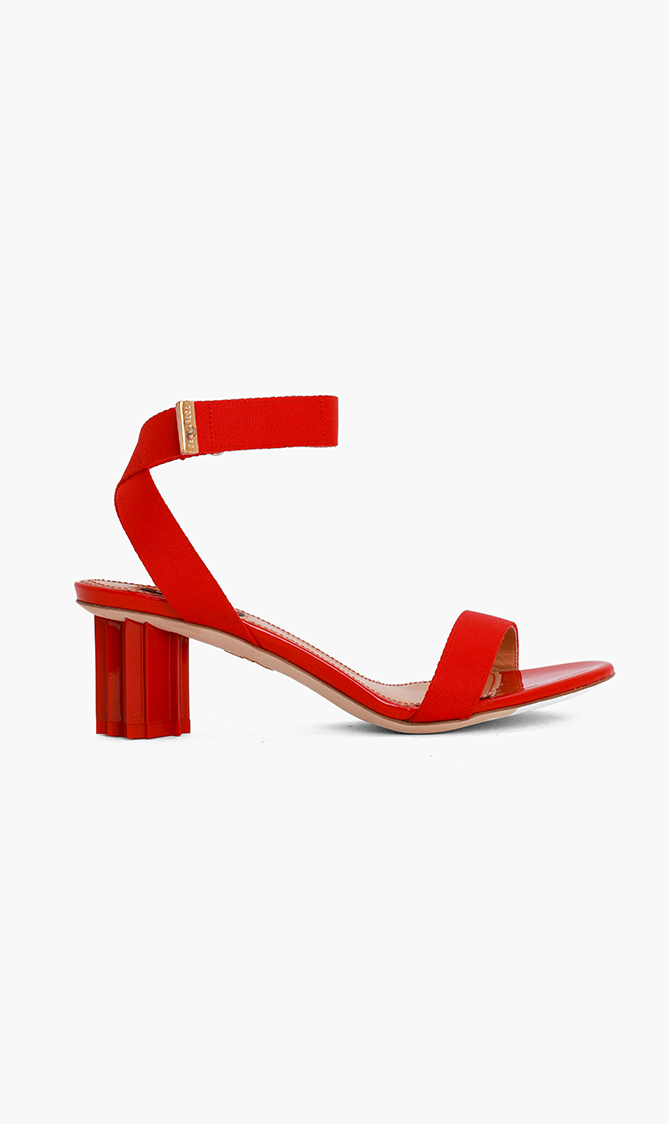 

Tape Leaf Heeled Sandals