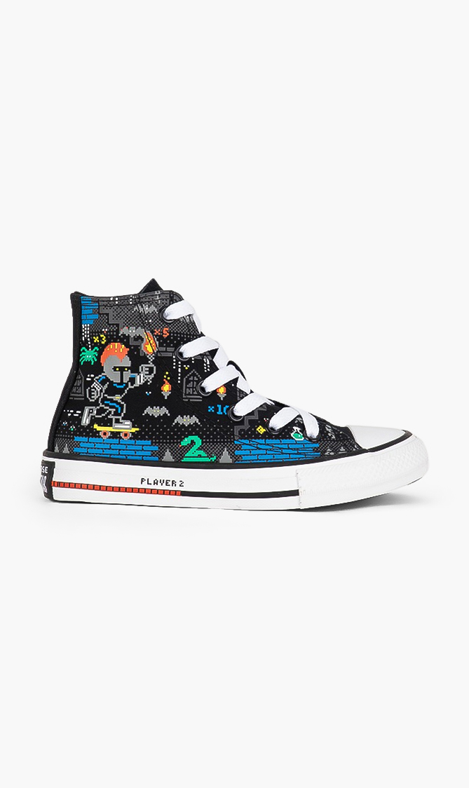 

Converse Chuck Taylor All Star Gamer Print High Top Sneakers
